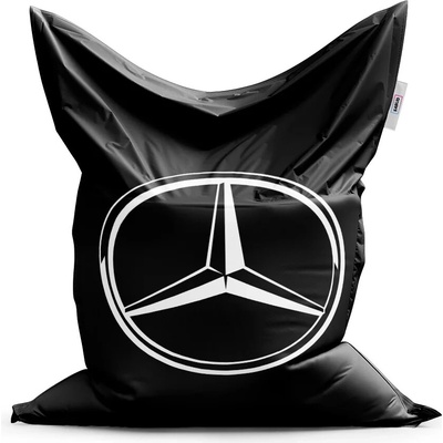 Sablio Sedací vak Classic Logo 2 Černá 200x140 cm