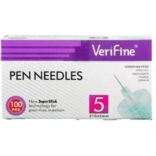 Verifine 5 Jehly 31G 0,25 x 5 mm 100 ks