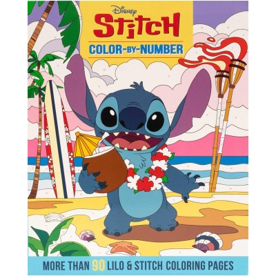 Disney Stitch Color-By-Number | EDITORS OF THUNDER BAY PRESS