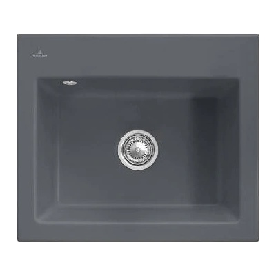 Villeroy & Boch Subway 60 Keramický dřez 600x510 mm, CeramicPlus, grafit