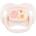 Canpol Силиконова залъгалка Canpol - Newborn Baby, 6-18 м, цвете (22/581_pin)