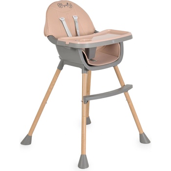 Moni Стол за хранене Biscotti 2 в 1 розов (112163)