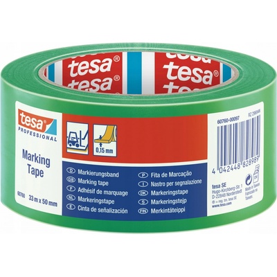 Tesa Vyznačovacia páska lepiaca 50 mm x 33 m zelená