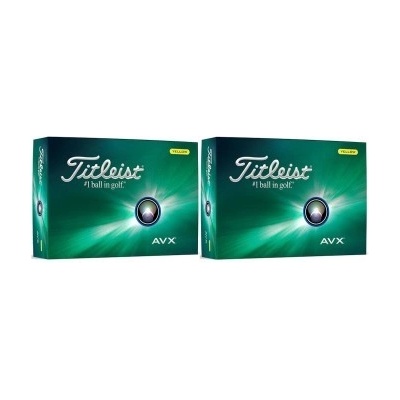 Titleist AVX Double Dozen žluté 24 ks