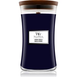 WoodWick Hinoki Dahlia ароматна свещ с дървен фитил 610 гр