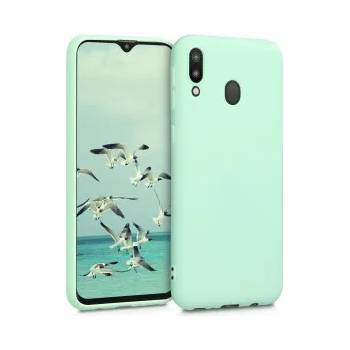 Image 1 of kwmobile Калъф за Samsung Galaxy M20 - светлозелен