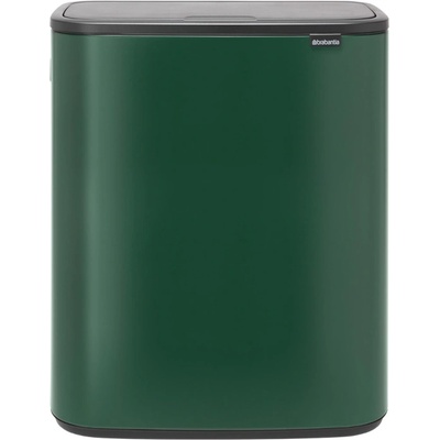 Brabantia Bo Touch Bin 2 x30 L tmavě zelená 304224