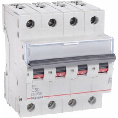 Legrand S304 4P C 50A 6kA AC 403567