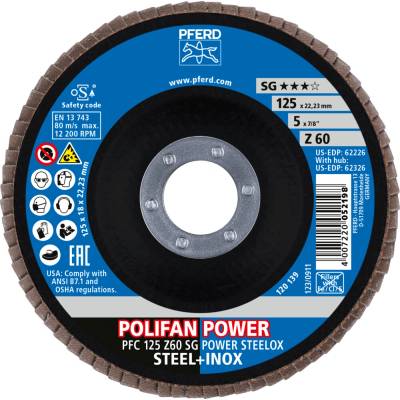 Pferd lamelový brúsny kotúč 125 mm Z60 67786125