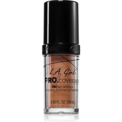 L.A. Girl Cosmetics PRO. Coverage rozjasňujúci tekutý make-up Warm Beige 28 ml