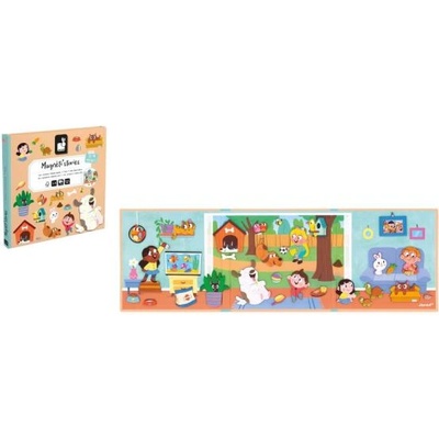 Janod Magnetistories Домашни любимци Създай си история