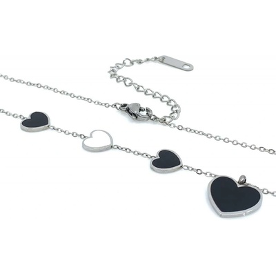 Jan Kos jewellery Řetízek s přívěskem z oceli 12118097