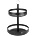 Horecano HOME-Щендер с две нива КРЪГ Ø25/29Xh44cm MATT BLACK (KM020A) (0185160)