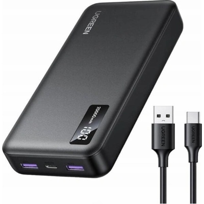 UGREEN 20000mAh Two-way Fast Charging Powerbank Black – Zboží Živě
