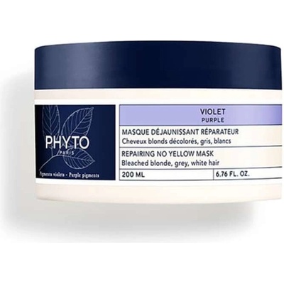 Phyto Purple No Yellow Mask regeneračná maska pre blond a melírované vlasy 200 ml