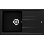 Teka Гранитна мивка, обръщаема, за шкаф 50 см Stone 50 B-TG ЧЕРЕН МЕТАЛИК (М.1021.ЧМ) - bay Мивка за вграждане