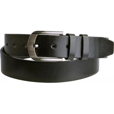 Penny Belts pánský kožený pásek ZK007-60 černý