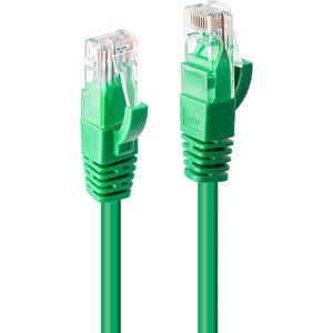 Lindy Пач кабел LINDY 48045, U/UTP, Cat. 6, 0.3m, зелен (48045)