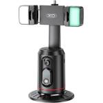 XO Стойка xo 360 ss16 лицево проследяване с led светлина, Черен (ss16)