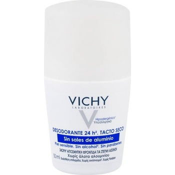 Vichy deodorant kuličkový deodorant roll-on pro citlivou pokožku 24Hr Deodorant Dry Touch 50 ml