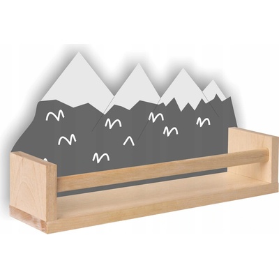 Vulpi Drevená polica do detskej izby Nakly Hory