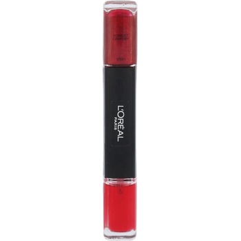 L'Oréal LOreal Paris Infallible Лак за нокти 2-в-1 018 Scarlet Century 2 x 5 ml