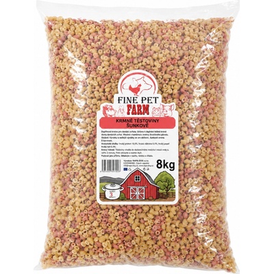 Fine Pet Farm krmné těstoviny šunkové 8 kg