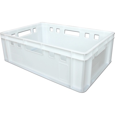 Přepravka plastová na maso E2 600x400x200 mm | PETRAplast Barva: Bílá