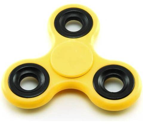 Fidget Spinner Klasický žlutý
