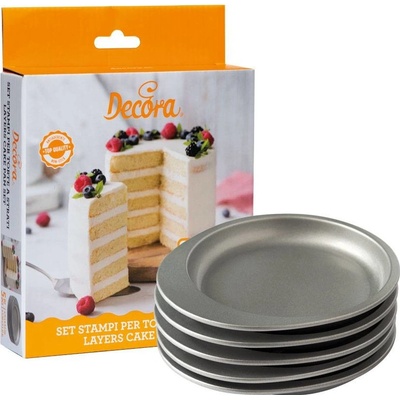 Decora Set 5ks kulatých forem 15x3,5cm