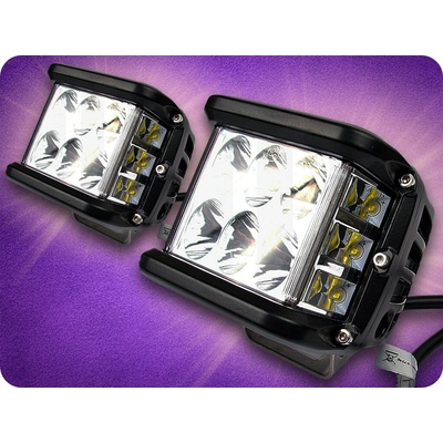 TruckLED LED PRACOVNÉ SVETLO HRANATÉ 35W, IP67, 6000K, 2ks-SET [L0061]