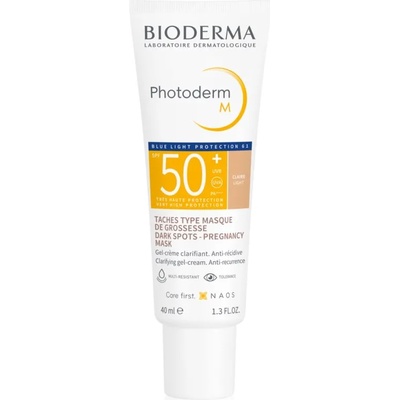 BIODERMA Photoderm M защитен тониращ крем против пигментни петна SPF 50+ цвят Light 40ml