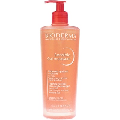 BIODERMA Sensibio Gel Moussant омекотяващ мицеларен почистващ гел 500 мл