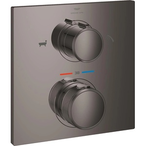 GROHE Термостат за вграждане, 19446a02, с 2-посочен превключвател ръчен душ/чучур за вана (19446a02)