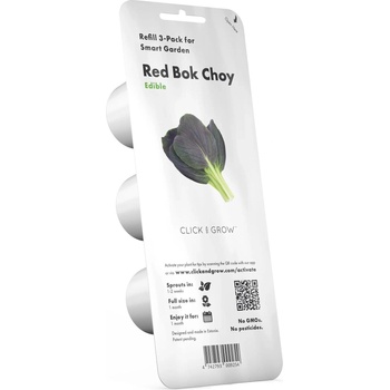 Image 1 of Click & Grow Семена Click and Grow Червенн Бок (Пак) Чой, 3 броя (SGR62X3)