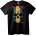 NOONEBRAND Тениска Барбадос Флаг Skull - L, Black