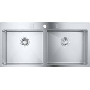 GROHE - Мивка K800, 102x51 см, матирана неръждаема стомана 31585SD1 (31585SD1) Мивка за вграждане