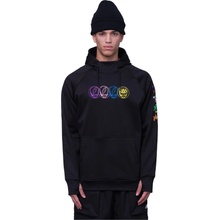 686 Mns Bonded Flc Pullover Hoody Grateful Dead Black