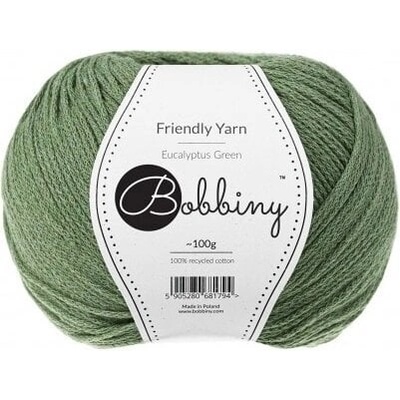 Bobbiny Friendly Yarn Eucalyptus Green Плетива прежда (FY-007)