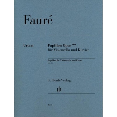 Papillon Op 77 noty pre violončelo a klavír