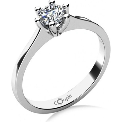 Couple zásnubní prsten Layla bílé zlato a zirkon 585 68 1 4090.1B00.0.50.001