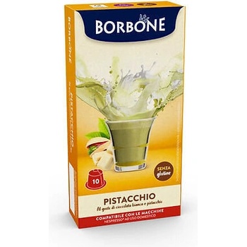 Image 1 of 10 бр. капсули Borbone Pistachio (шам фъстък) съвместими с Nespresso®