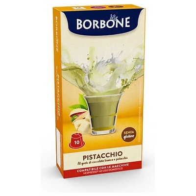 10 бр. капсули Borbone Pistachio (шам фъстък) съвместими с Nespresso®