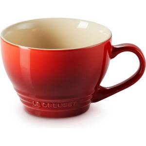 Le Creuset Чаша за капучино 400 мл, CERISE, керамика с глазура, Le Creuset (LECR70304400600002)