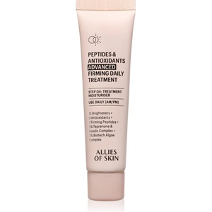 ALLIES OF SKIN Peptides & Antioxidants Advanced интензивно стягащ дневен и нощен крем за хидратиране и изпъване на кожата 12ml