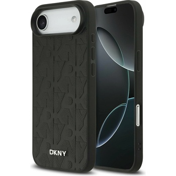 DKNY PU Leather Grid Pattern Magsafe Задний чехол за iPhone Air Black DKNY | Cheren | МЪЖЕ | UNI