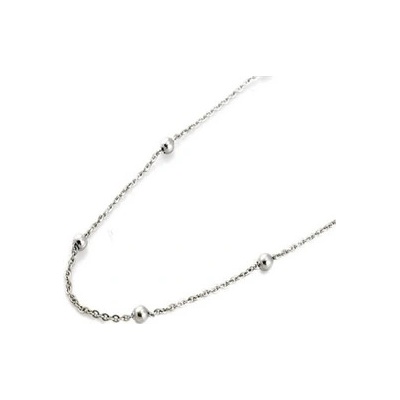 Šperky4U Ocelový řetízek s kuličkami, OPE1280