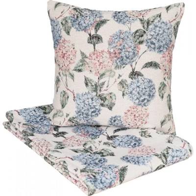 SCANquilt Dekoračná prikrývka SOFA hortensie 240x265