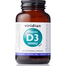 Vitamíny a minerály Viridian Vitamin D3 2000IU 60 kapsúl