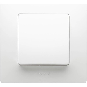 Legrand Девиаторен ключ 10А в блистер цвят бял Niloe - 396450 (396450)